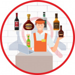 Продажа алкогольных напитков и пива в 1 квартале 2025 года